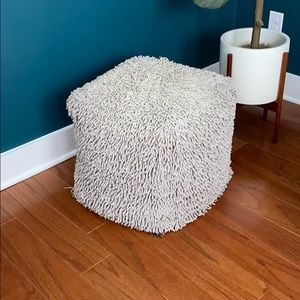 West elm pouf cover